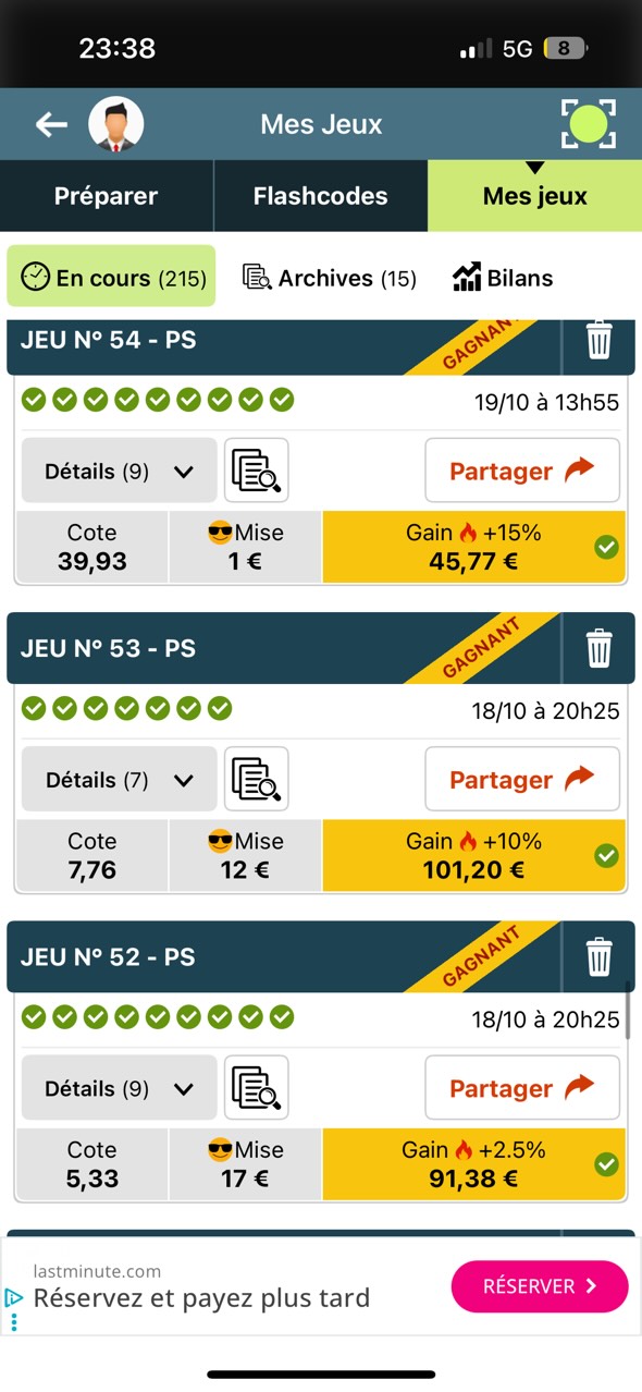 Preuve gain 26